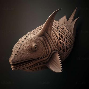 3D model Myliobatis tenuicaudatus (STL)